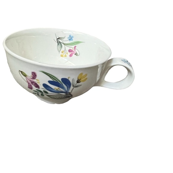 3 Hall Hallcraft Eva Zeisel Bouquet Bread & Butter Oval Plate + Teacup & Saucer - Picture 7 of 15